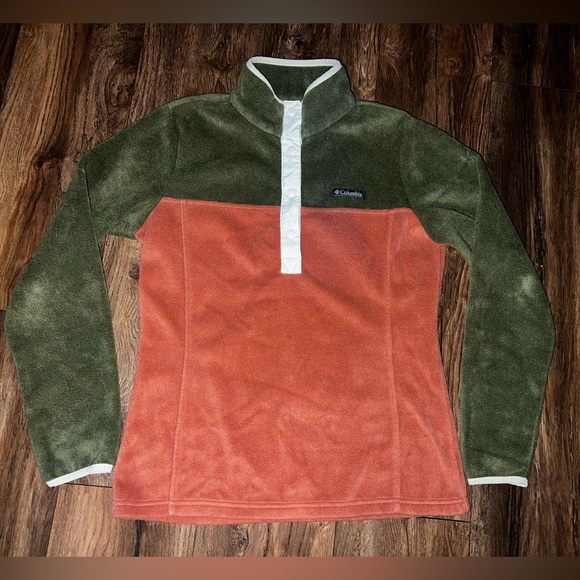 Women’s Size SMALL Columbia Soft Fleece Half Button Pullover. - Picture 2 of 6